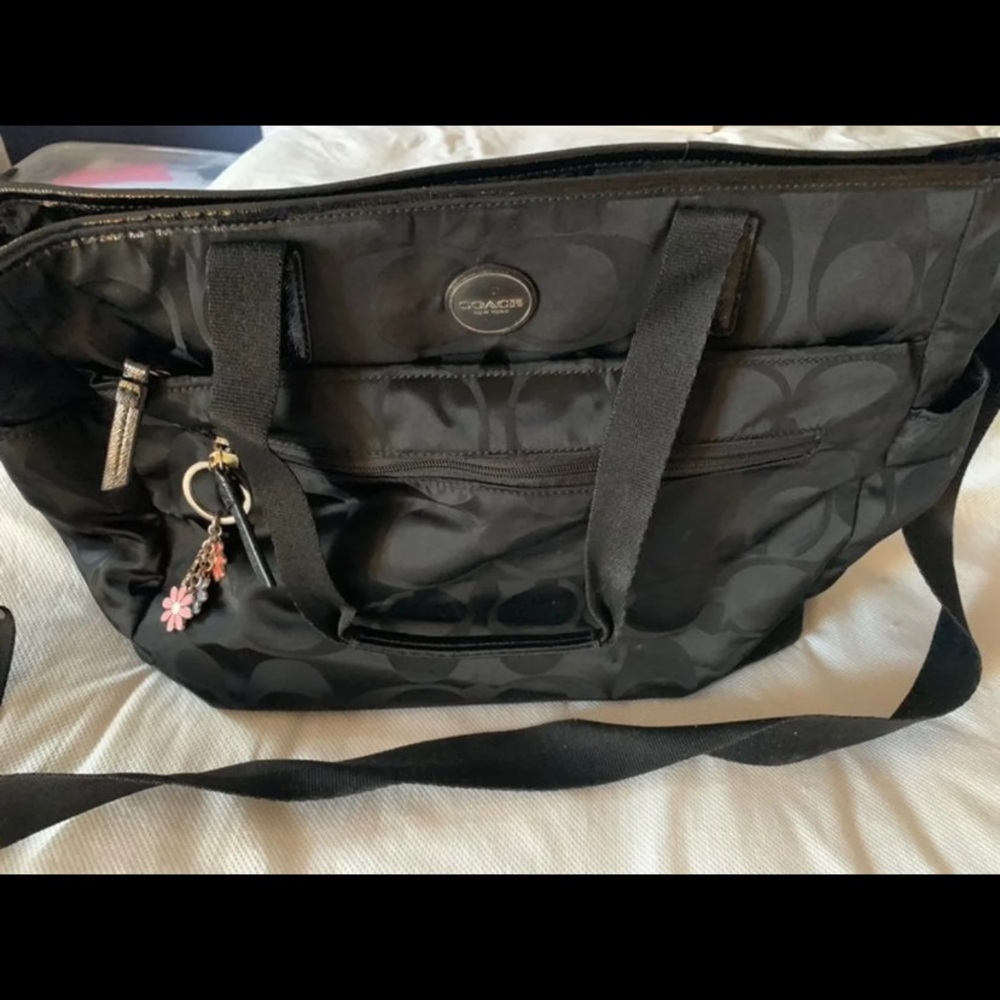 Coach signature Nylon diaper bag